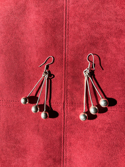 Sterling Silver Pearl Drop Earrings