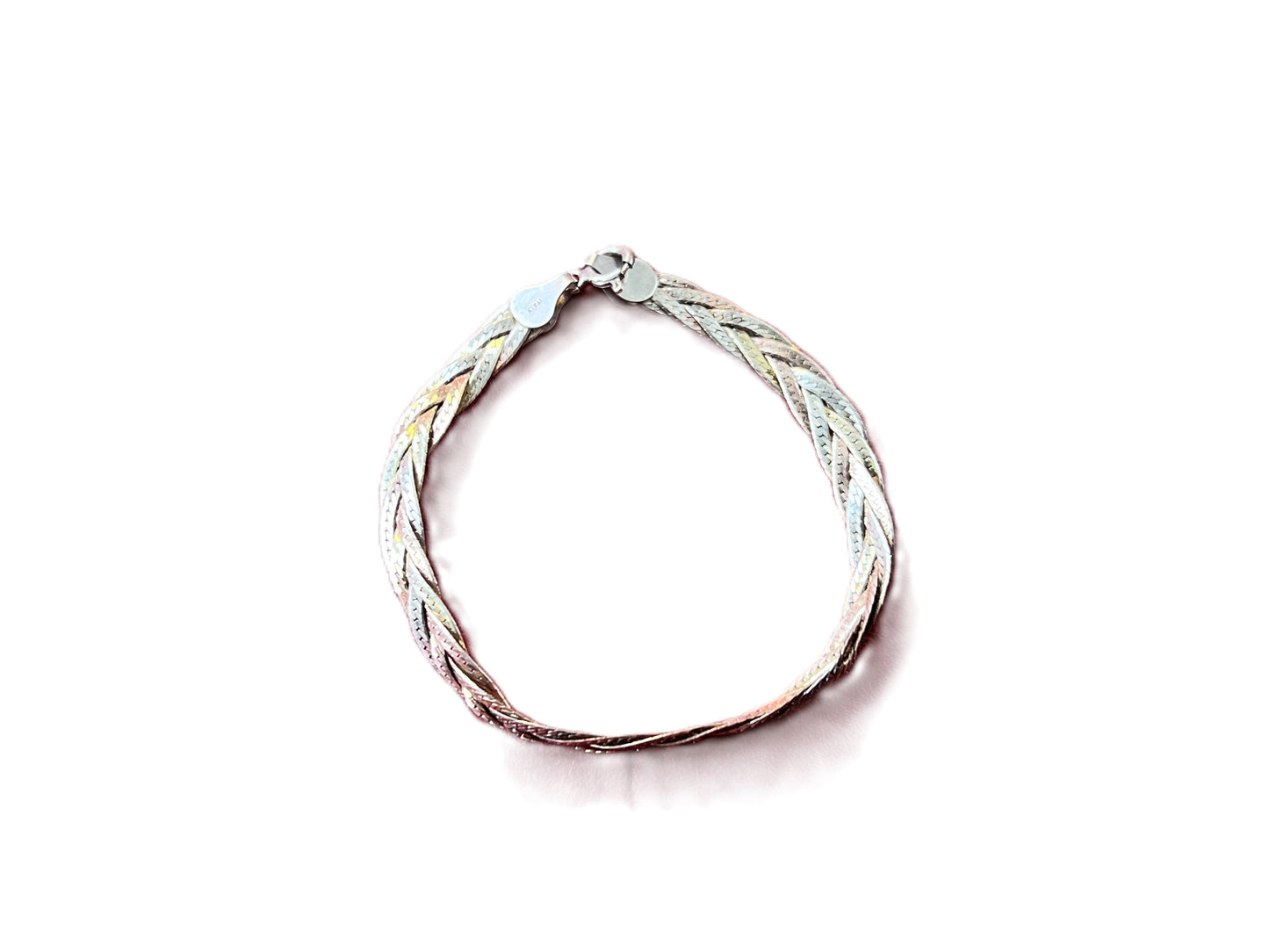 Tri-Tone Sterling Bracelet