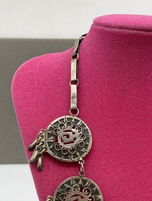 Sterling Silver Necklace - Stamped "Mexico"